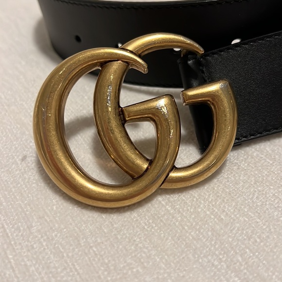 Authentic Gucci wide leather belt - Picture 2 of 4